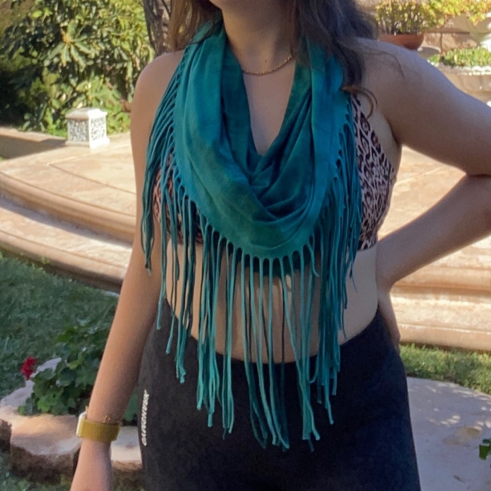 Maj Teal Scarf